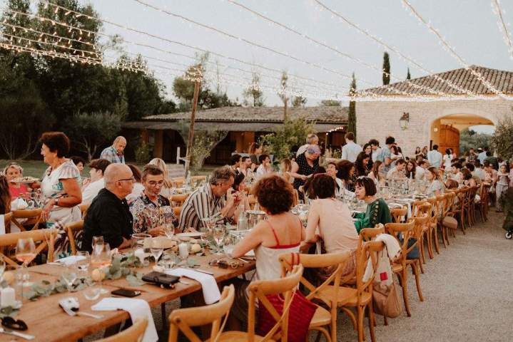 Banquet de mariage Provence